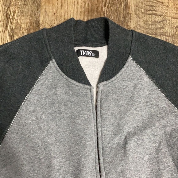 Aritzia TNA Colour Block Fleecelined Bomber Jacket - Picture 3 of 7